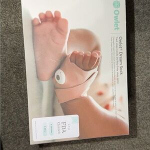 Owlet Dream Sock Baby Foot Monitor in Blush Pink